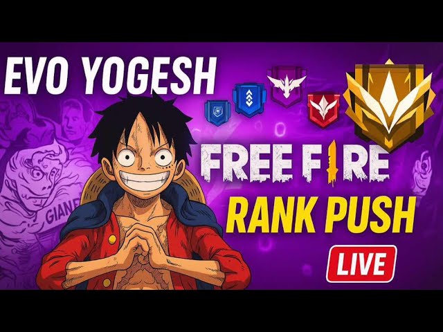 Rank push EVO YOGESH 🏆 20 NOV #evoyogeshgaming #livestreaming #live