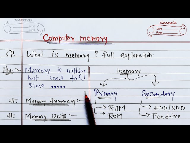 Computer Class Day #3 | What is Memory? Full Explanation | Learn Coding