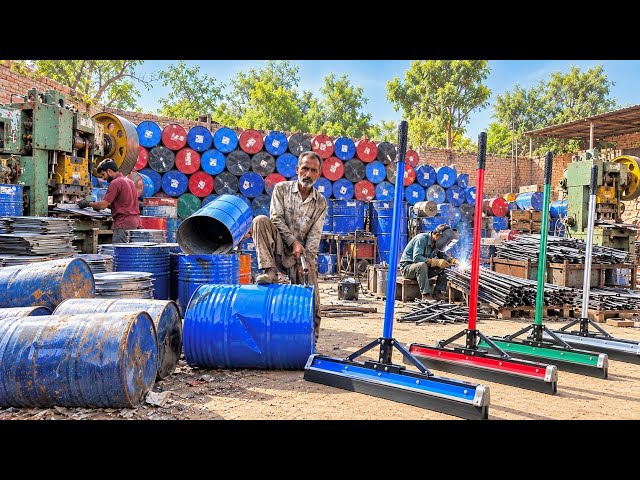 Incredible Manufacturing Process Of Making Floor Wiper In a Factory 