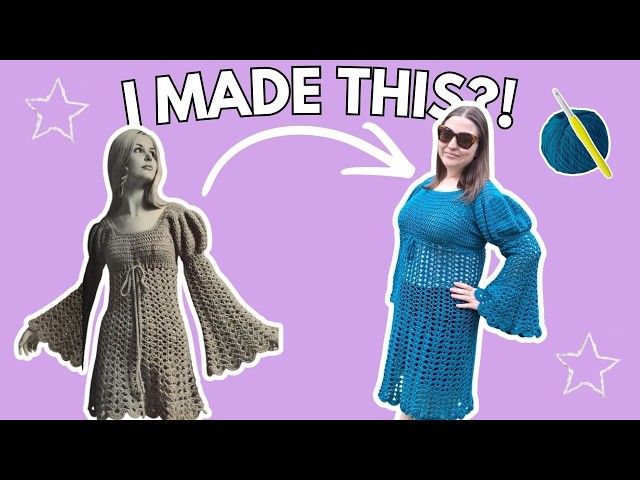 I Made The Viral Juliet Dress?! Here’s How It Turned Out + Crochet Tips!