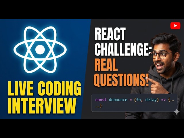 React Live Interview Practice | Solving Real Technical Questions