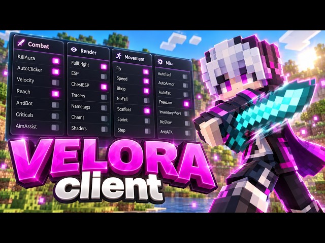 Velora Client Minecraft 1.8.9 — Best Free Java Client For $0?