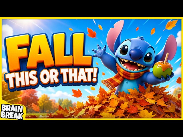 Fall This or That | Brain Break For Kids | Fall Would You Rather Workout | GoNoodle Games For Kids