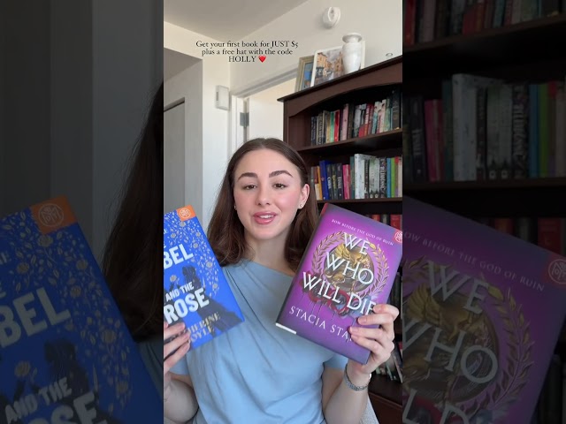 #botmpartner Get your first book for just $5 plus a free hat with the code HOLLY @Book of the Month ❤️