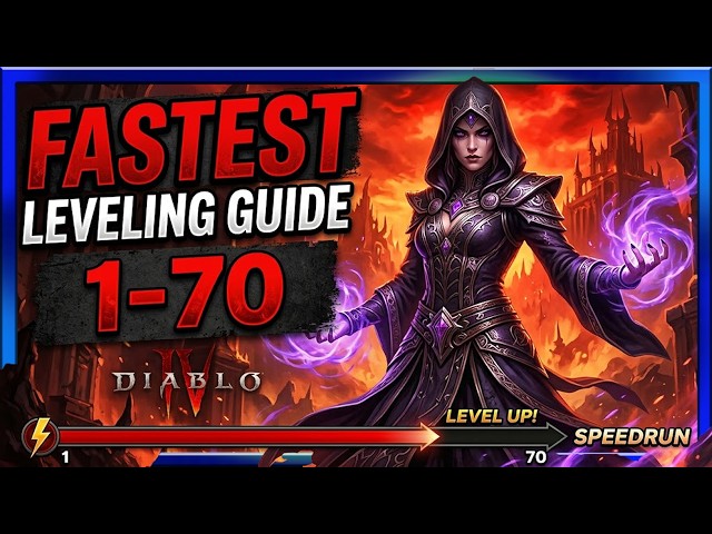 Diablo 4 Season 15 Fastest Leveling Method 1-70 Best Leveling Guide in  Season 15 Diablo IV Guide