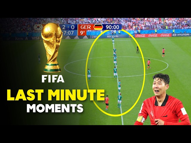 INSANE Last Minute FIFA World Cup Moments