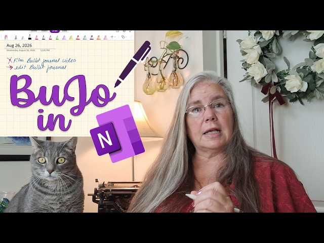 How to create a Bullet Journal in OneNote
