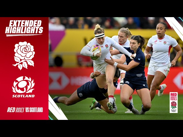 SEMI-FINAL BOUND 🙌 | Red Roses v Scotland extended highlights | Women’s Rugby World Cup 2025