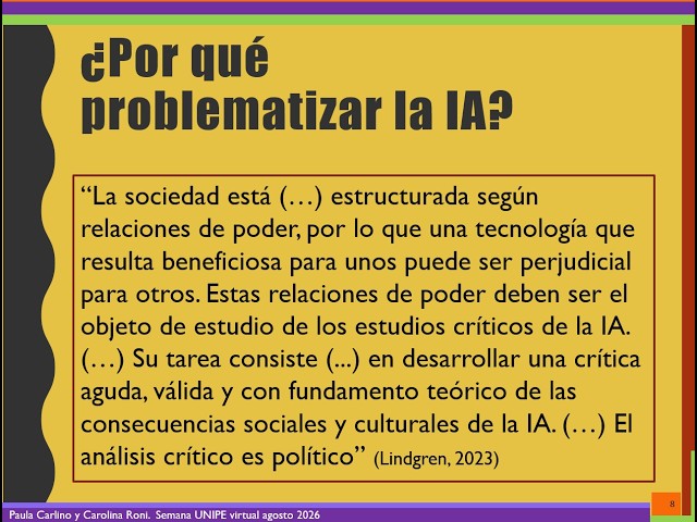 Qué hacemos los docentes frente a la IAg. Paula Carlino y Carolina Roni