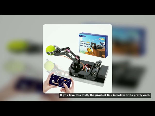 ACEBOTT ESP32 4 DOF Robot Arm Learning Kit Wifi Electronic Components Smart Car STEM STEAM Education