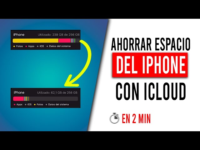 📲✅Como AHORRAR ESPACIO en el IPHONE con ICLOUD ⤴☁
