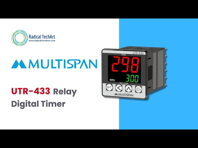 Multispan UTR-433 Universal Temperature Controller | Wiring & Settings