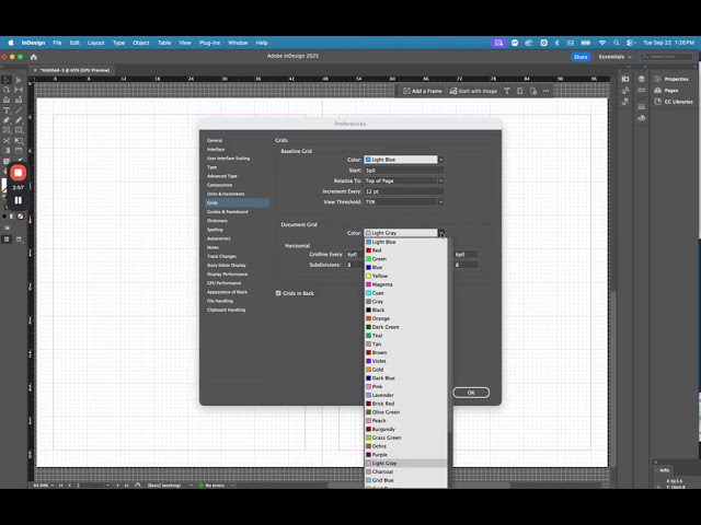 InDesign Document Grid Basics, Explained