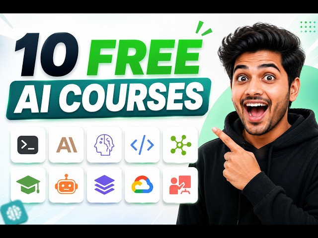 10 FREE AI Courses That Can Make You Rich in 2026