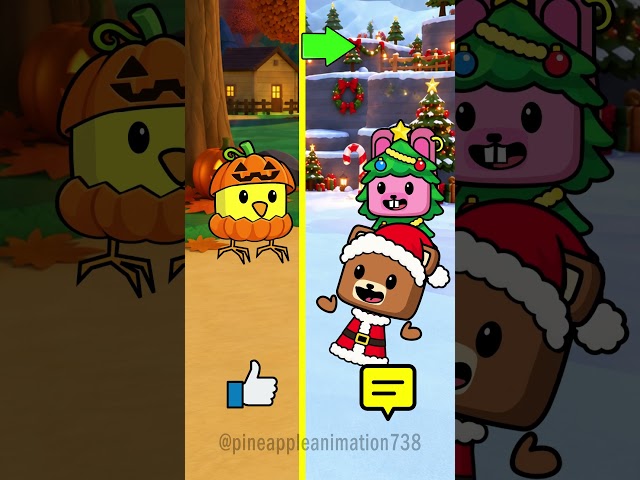 Dancing Challenge with Shicka and Super Bear Halloween or Christmas