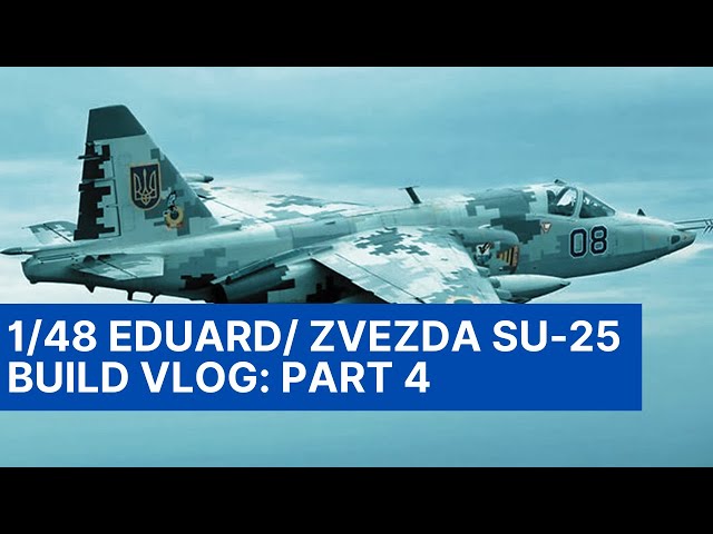 1/48 Eduard (Zvezda) SU-25 Frogfoot, Build Series - Part 4: Painting the Digi Camo