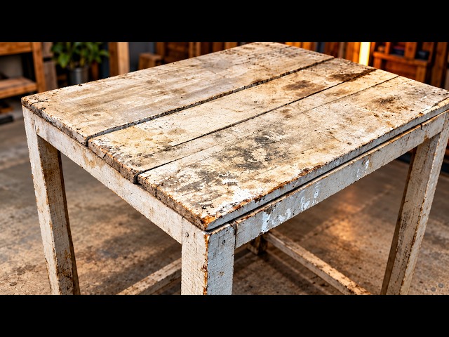 He Built This Table from SCRAP WOOD… I Restored It | Furniture Restoration
