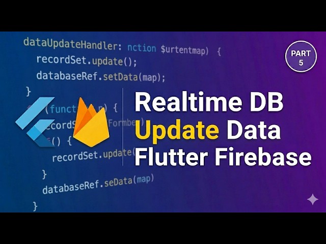 Flutter Firebase Update Data ✏️ Edit Realtime Database Records (Step by Step)