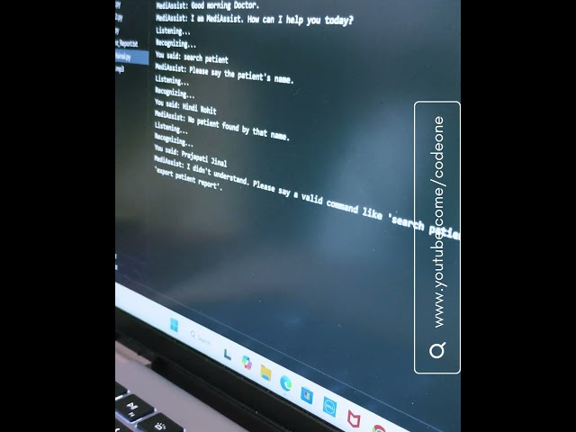 🧠 AI Searches Patient Data in Seconds! | MediAssist Hospital Demo 🤖 | #shorts