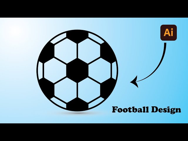 How to make football in adobe illustrator? football logo design Tutorial in Bangla. ফুটবল।