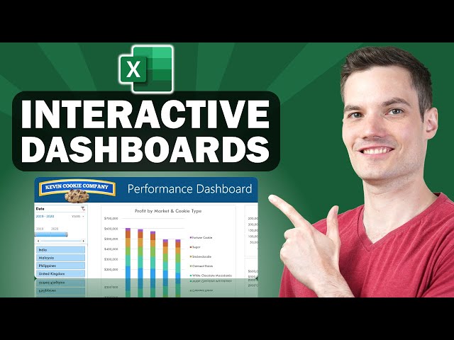 📊 How to Build Excel Interactive Dashboards