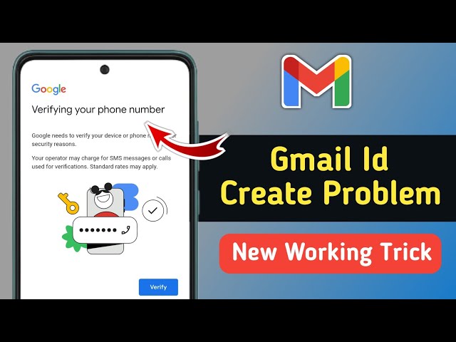 Fix Gmail Verifying Your Phone Number Problem | Gmail Id Create Problem 