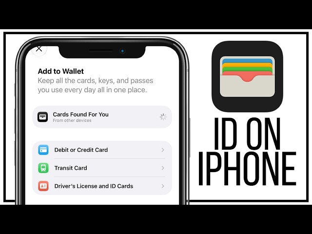 How To Add Your Driver's License To iPhone (Apple Wallet)