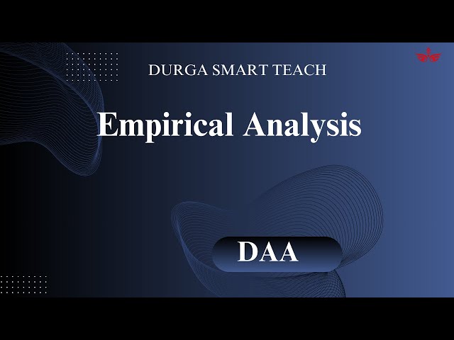 Empirical Analysis