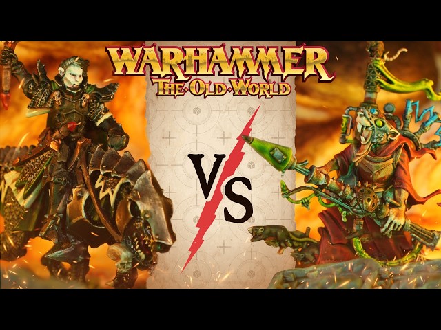 Dark Elves vs Skaven | Warhammer The Old World Battle Report