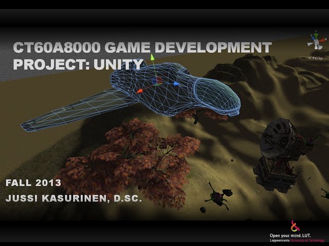 LUT CT60A8000 Game development project: Unity, Lecture 1
