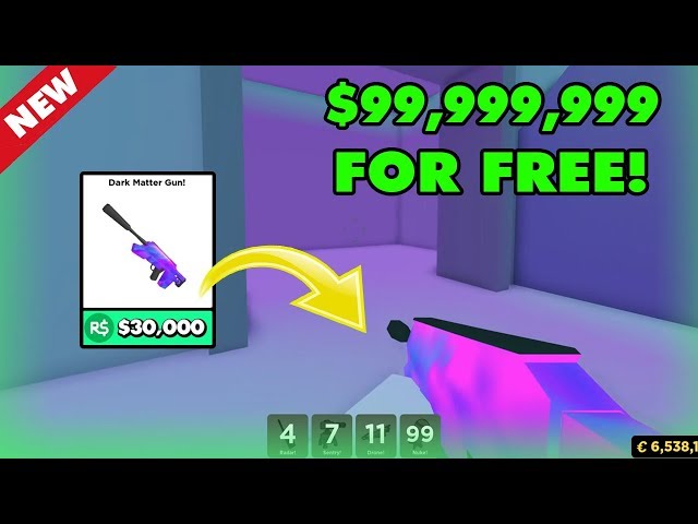 DARK MATTER GUN FOR FREE! (SAVE 30,000 ROBUX!) BIG PAINTBALL ROBLOX