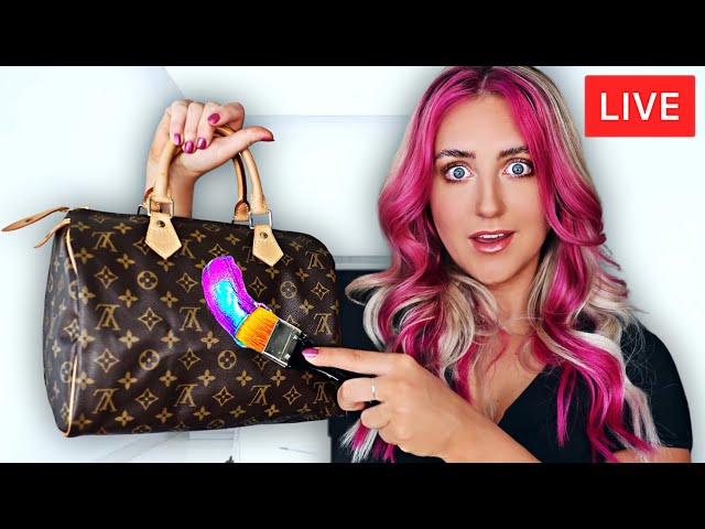 Customizing a Louis Vuitton Bag and GIVING IT AWAY! 🔴 LIVE STREAM 🔴