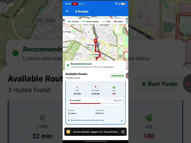 AeroCoupleNCR: Air Pollution–Weather Coupled Forecasting and Pollution-Aware Navigation