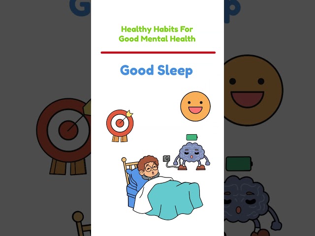 Healthy Habits For Good Mental Health #2 Good Sleep - Healthy Habits For Kids #healthyhabits