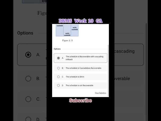 DBMS Graded Assignment | Week 10 …………………#iitmbs #dbms  #gradedassignment #week10