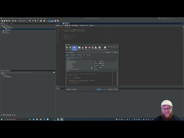 NetBeans Setup: Themes, Templates, Editor, & More