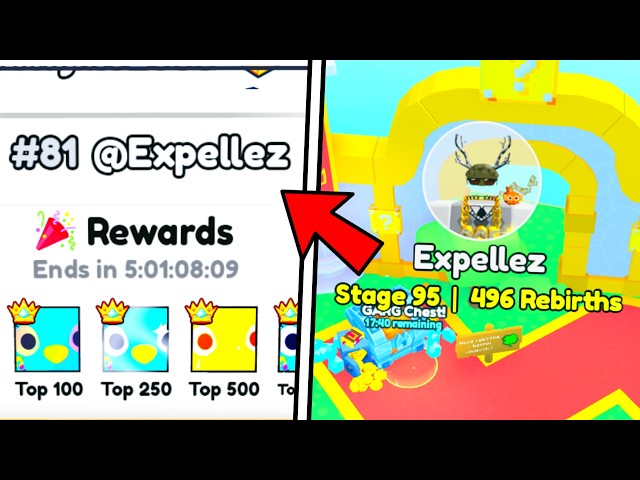 Do This to Farm FAST REBIRTHS in Pet Simulator 99! (Lucky Block Update)