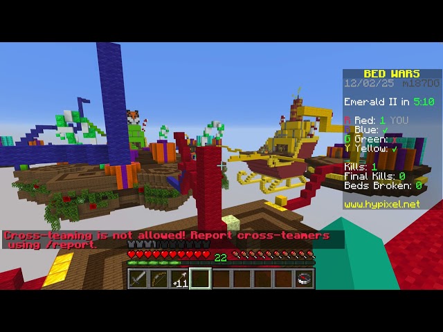 Hypixel Bedwars!