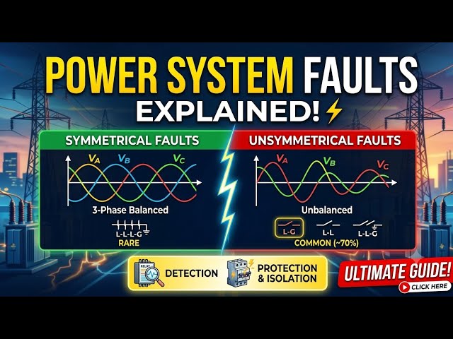 Faults explained Symmetrical vs Unsymmetrical