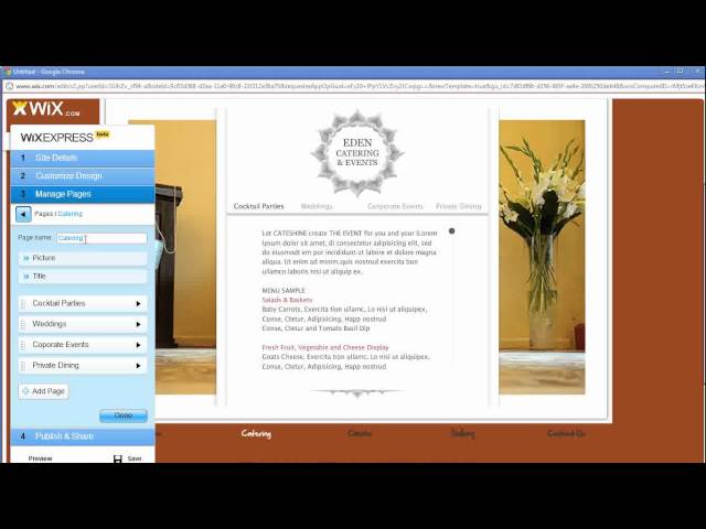 Wix Tutorial