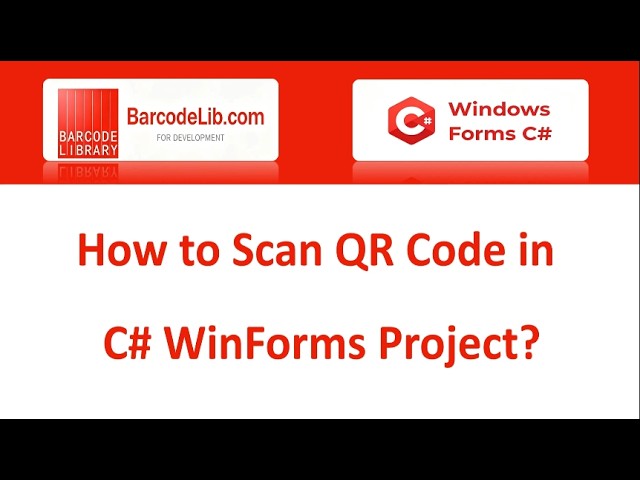 How to scan, read QR Code images in WinForms using BarcodeLib C# QR Code Reader library?