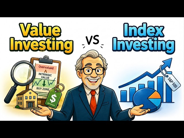 Value Investing vs Index Investing (Which is Better Long-Term?)
