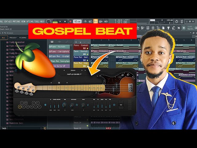 Making Gospel Beat From Scratch 2024!