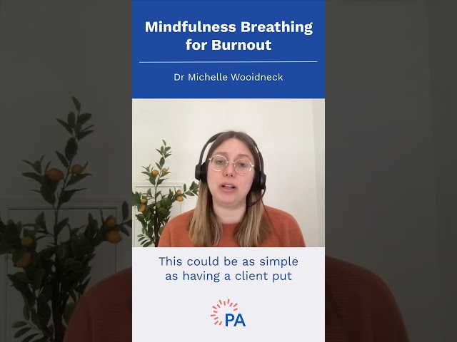 Mindful Breathing for Burnout #shorts