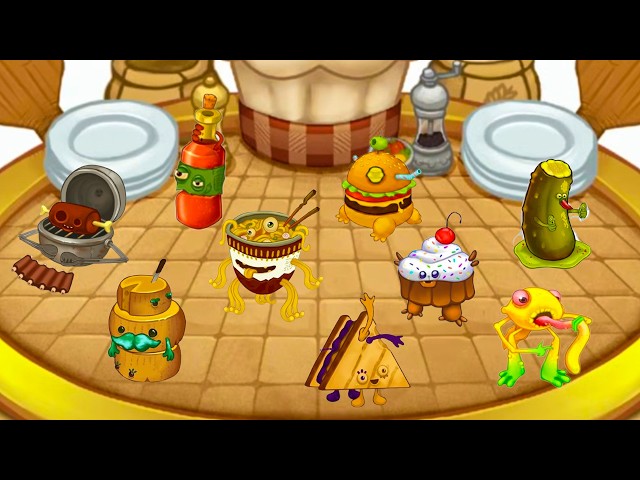 ALL Turning FOODS into My Singing Monsters (  UP DEAT )  || My Singing Monster