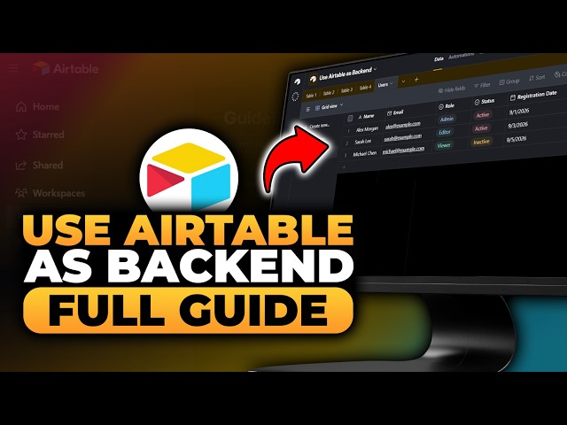 How To Use Airtable As a Backend (𝟮𝟬𝟮𝟲) | BEST FULL GUIDE | NO Yapping, To The Point! | FAST & EASY