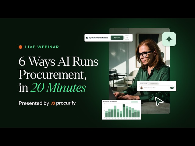 AI Procurement from Intake to Payment, in 20 Minutes