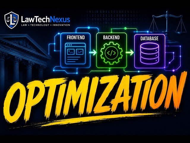 Optimization Fronted, Backend, Database