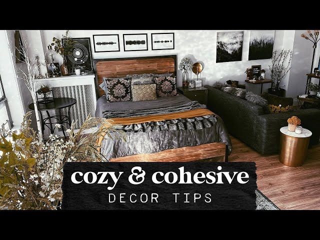Cozy Decor Tips: How to Make Dark Decor Cozy & Cohesive