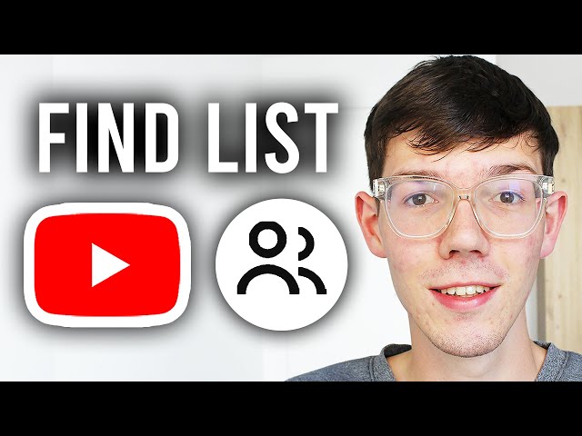 How To Find Your YouTube Subscriptions List - Step By Step